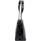 Chanel Quilted Patent Leather CC Small Tote Handbag