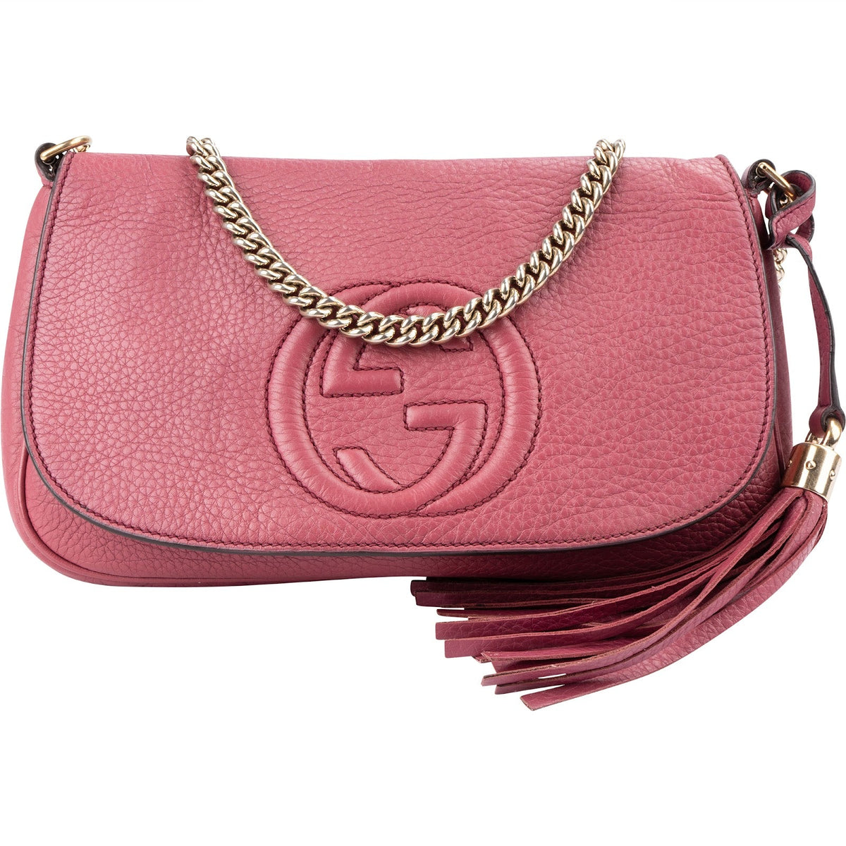 Gucci Leather Soho Chain Crossbody Bag