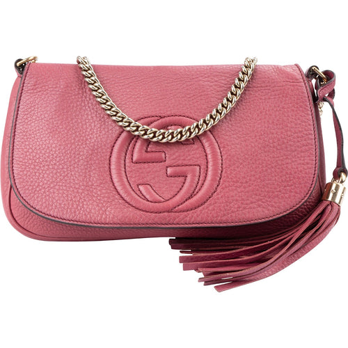 Gucci Leather Soho Chain Crossbody Bag