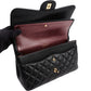 Chanel Caviar Leather Palladium Jumbo Double Flap Crossbody Bag