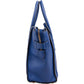 Céline Bleu Grained Calfskin Luggage Handbag