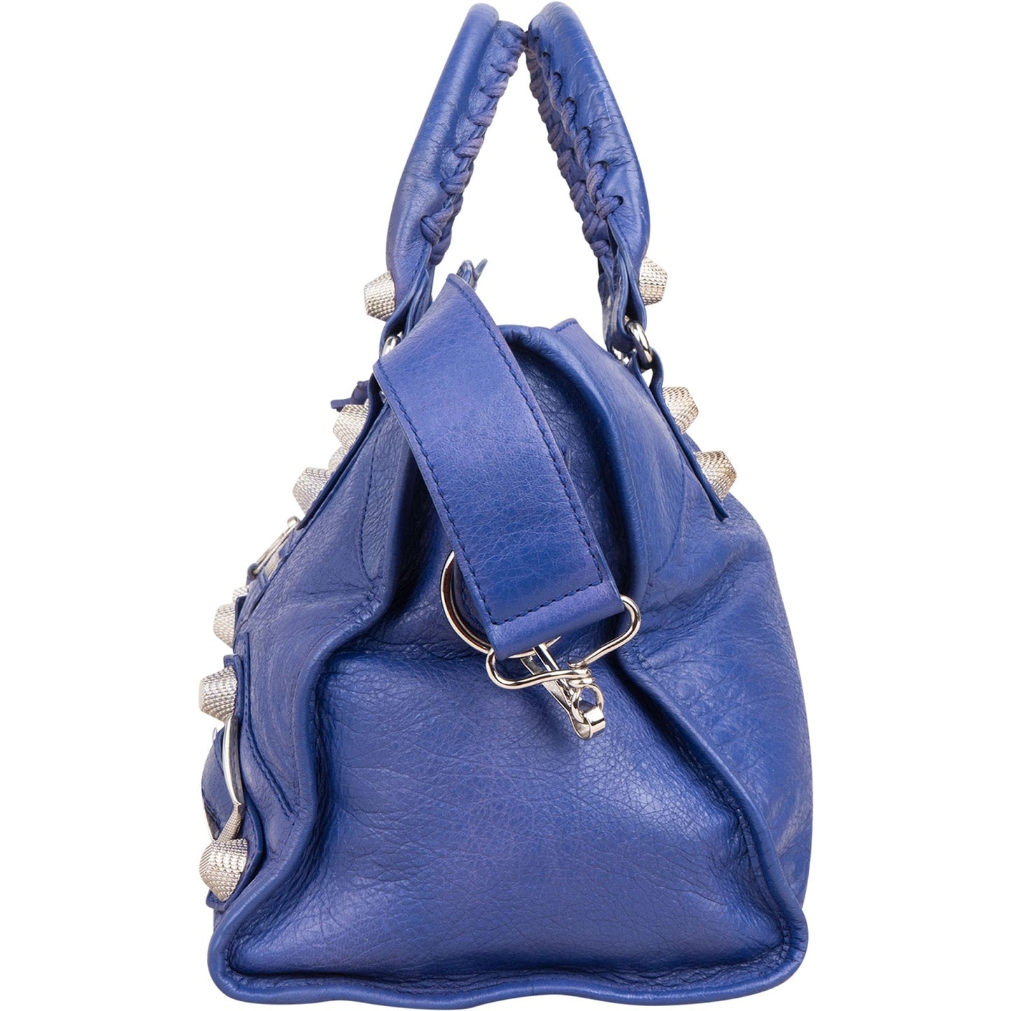 Balenciaga Blue Leather Giant City Handbag