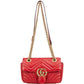 Gucci Matelassé Leather GG Marmont Small Crossbody Bag