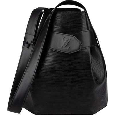 Louis Vuitton Noir Epi Leather Sac De Paule PM Shoulder Bag
