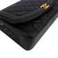 Chanel Quilted Lambskin 24K Gold Diana Single Flap Crossbody Bag