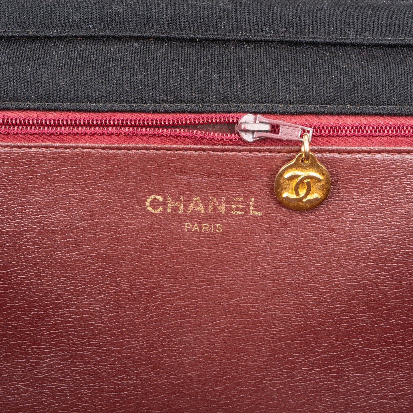 Chanel Quilted Cotton Medium Single Flap Shoulder Bag