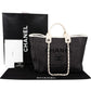 Chanel Denim Deauville Tote Shoulder Bag