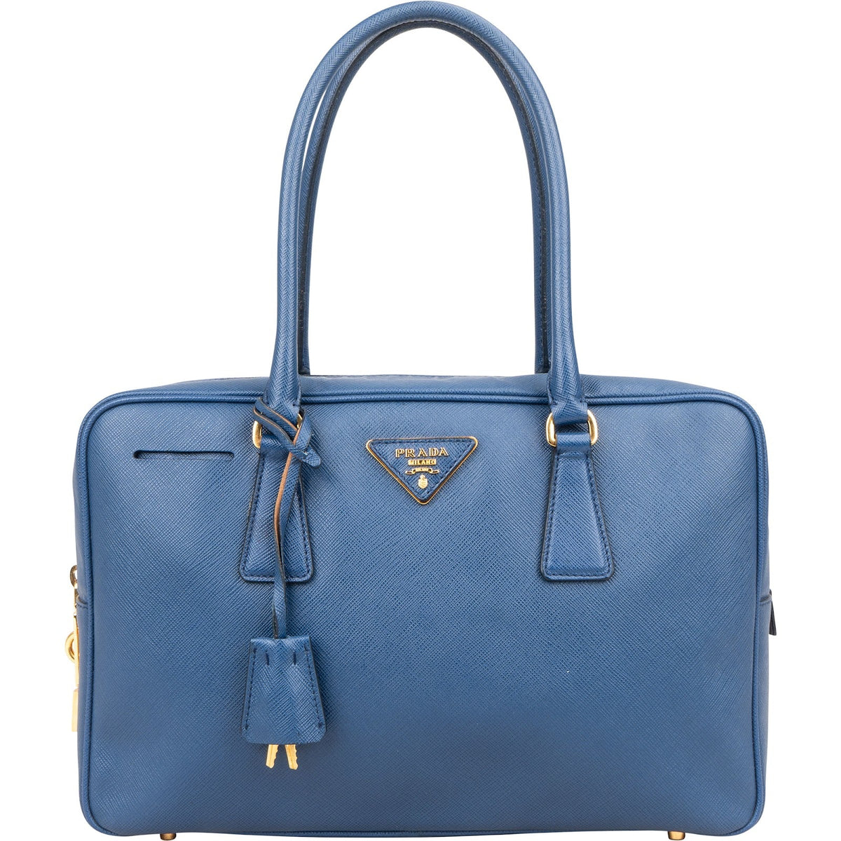 Prada Bauletto aus Saffiano-Leder – Vorderansicht