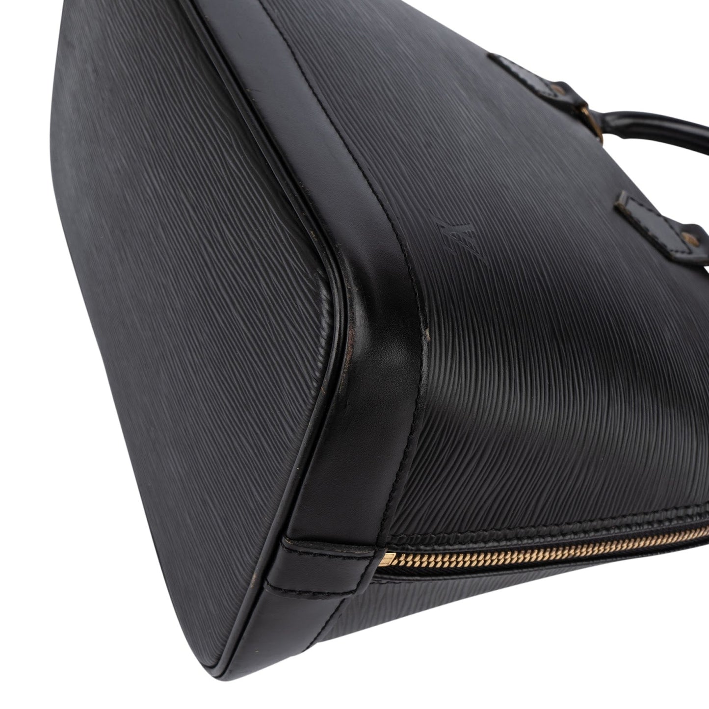 Louis Vuitton Noir Epi Leather Alma PM Handbag