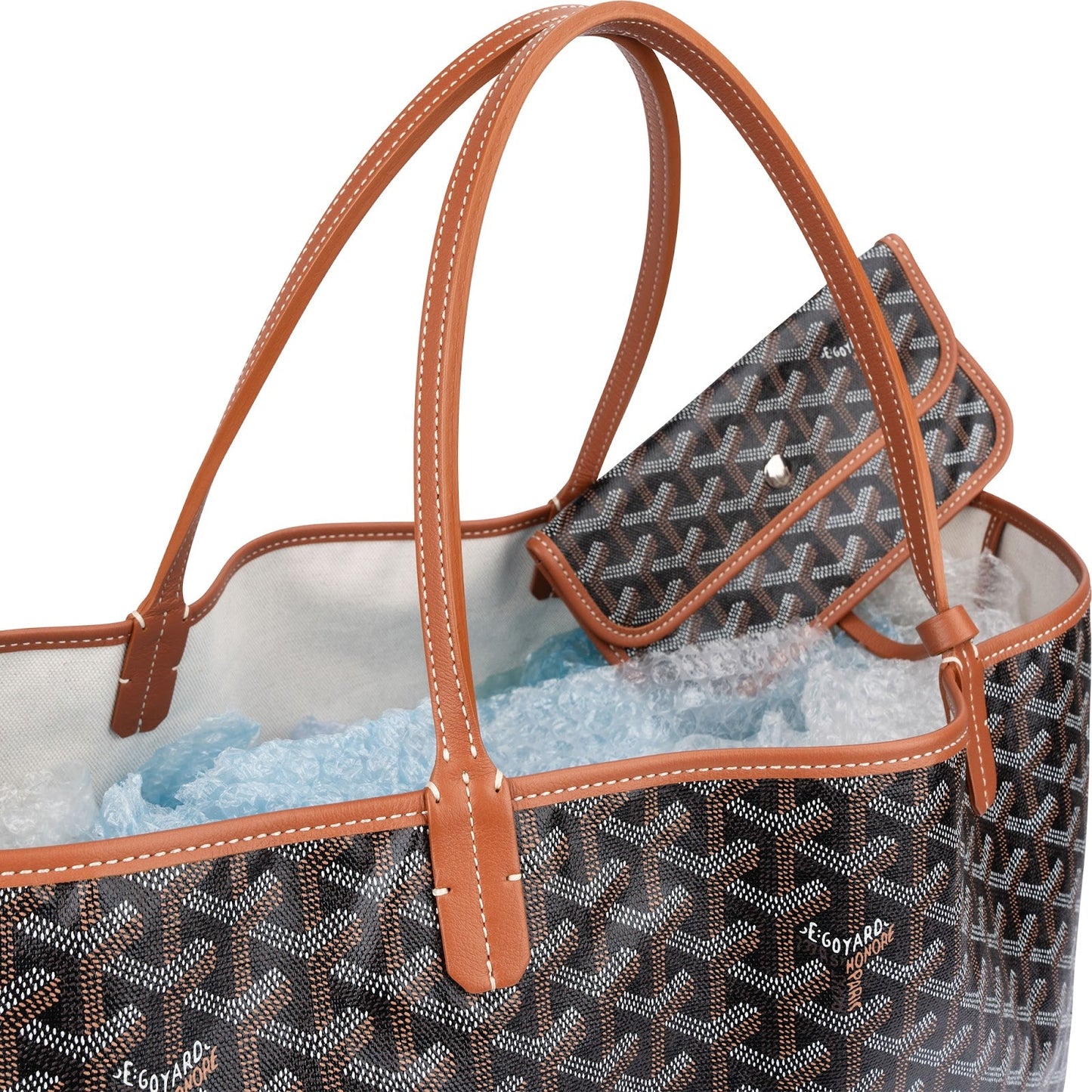Goyard Goyardine Monogram St. Louis GM Shoulder Bag