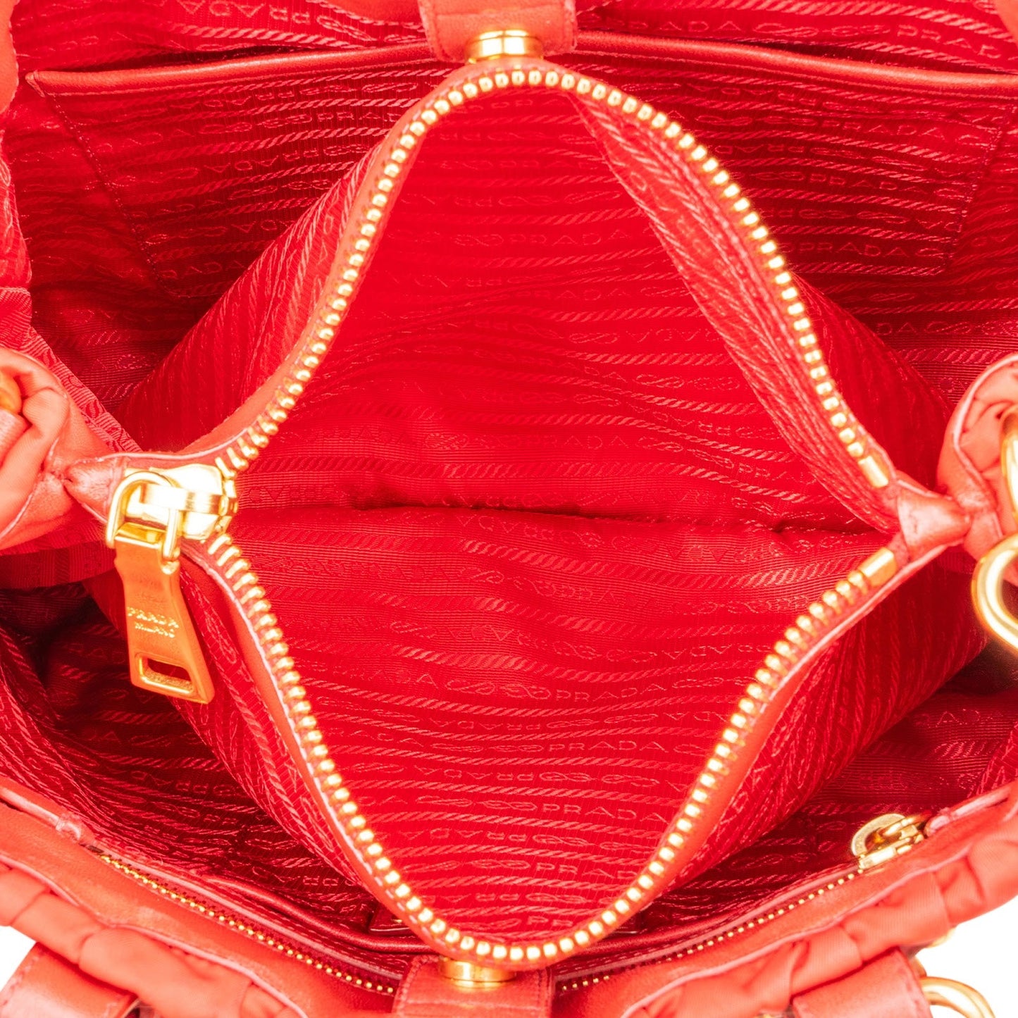 Prada Tessuto Gaufre Tote Handbag