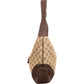 Gucci Monogram GG Canvas Nubuk New Jackie Hobo Shoulder Bag