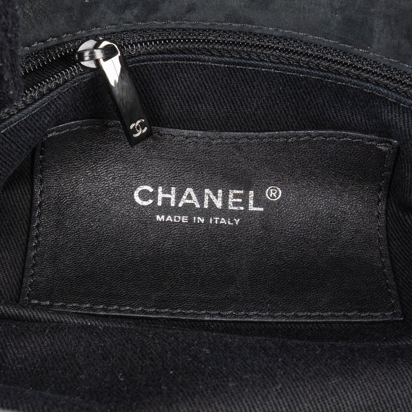 Chanel Quilted Iridescent Calfskin Just Mademoiselle Bowling CC Shoulder Bag