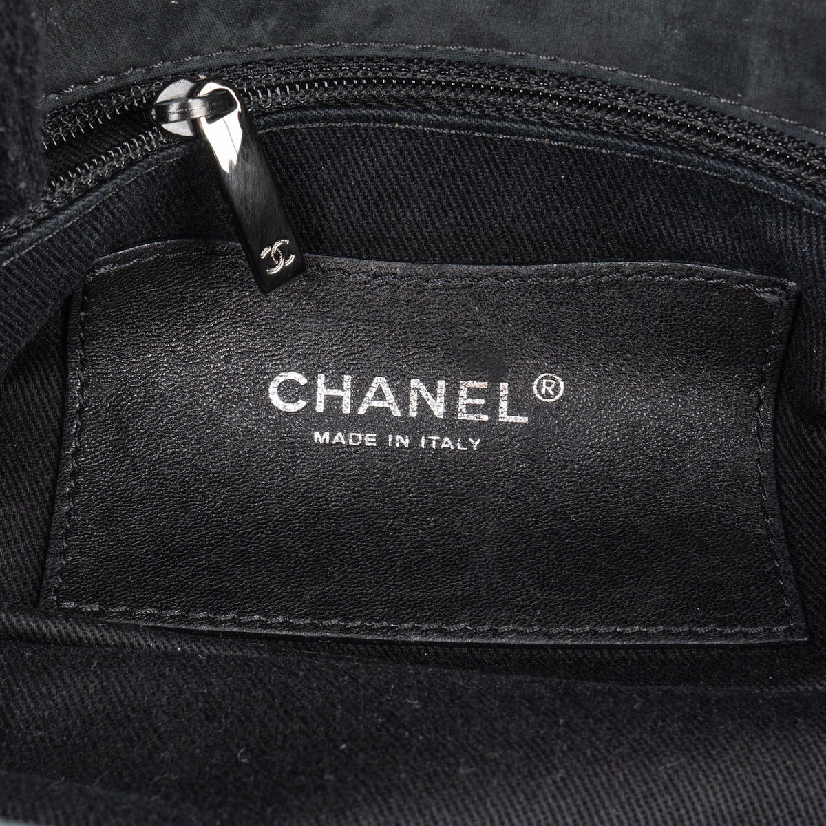 Chanel Quilted Iridescent Calfskin Just Mademoiselle Bowling CC Shoulder Bag