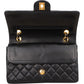 Chanel Quilted Lambskin Medium 24K Gold Double Flap Shoulder Bag