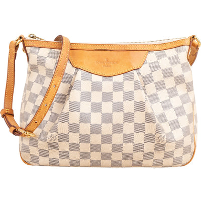 Louis Vuitton Monogram Damier Azur Canvas Siracusa PM Crossbody Bag