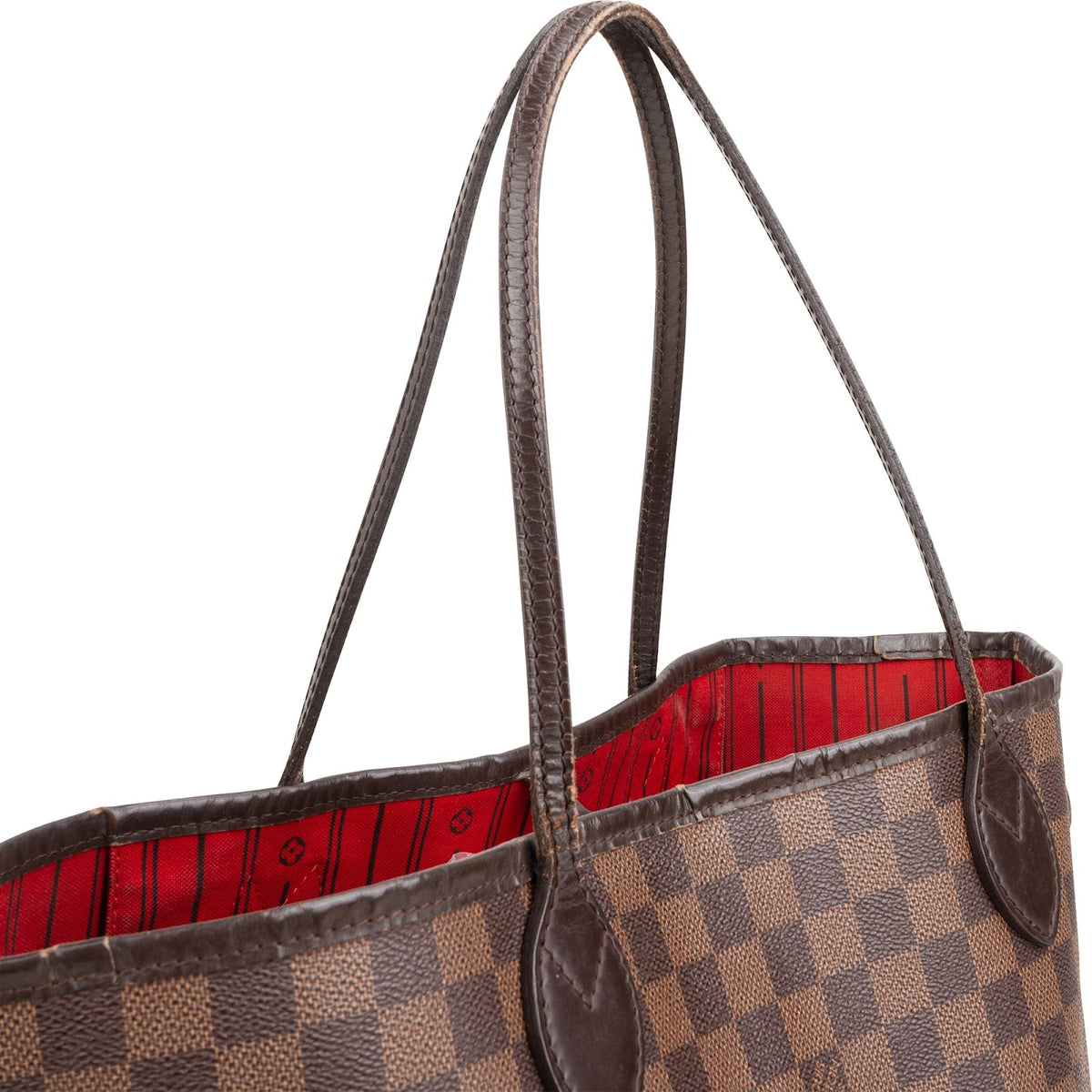 Louis Vuitton Monogram Damier Ebene Canvas Neverfull MM Shoulder Bag