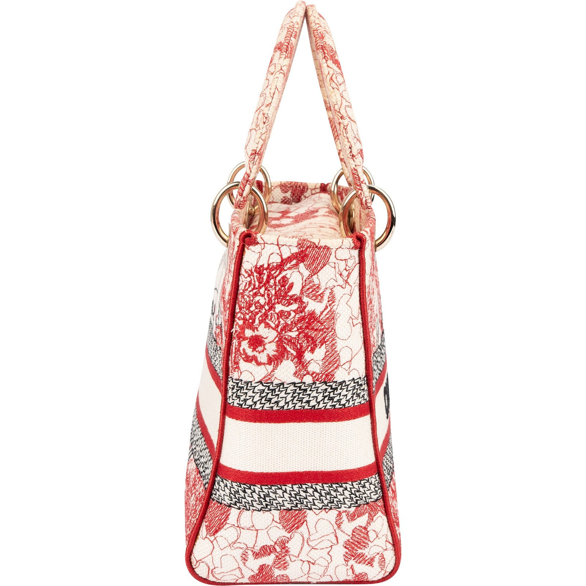 Dior D-Lite D-Royaume d'Amour aus besticktem Canvas – Ansicht 4