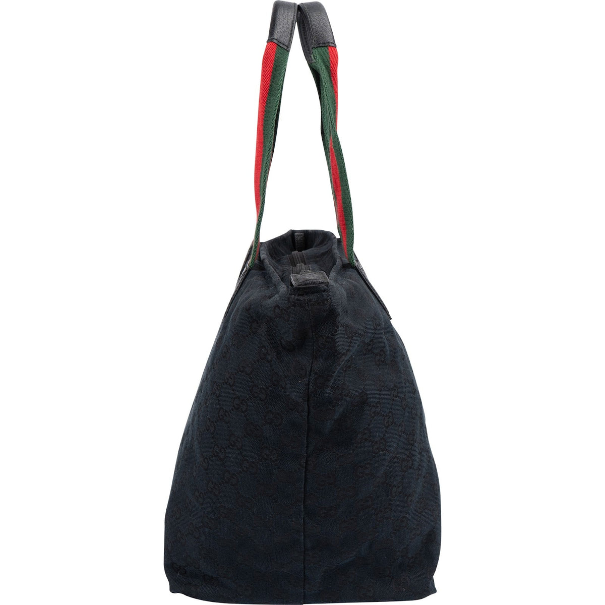 Gucci Web Stripe Tote Shopper aus GG Canvas – Ansicht 4