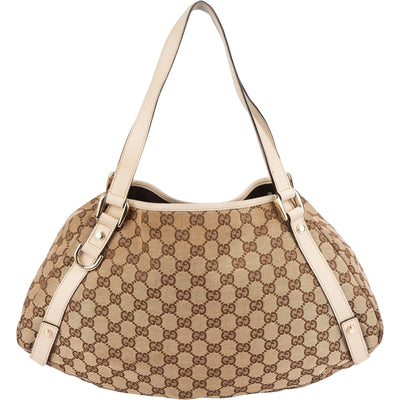 Gucci Monogram GG Canvas Abbey D-Ring Hobo Shoulder Bag