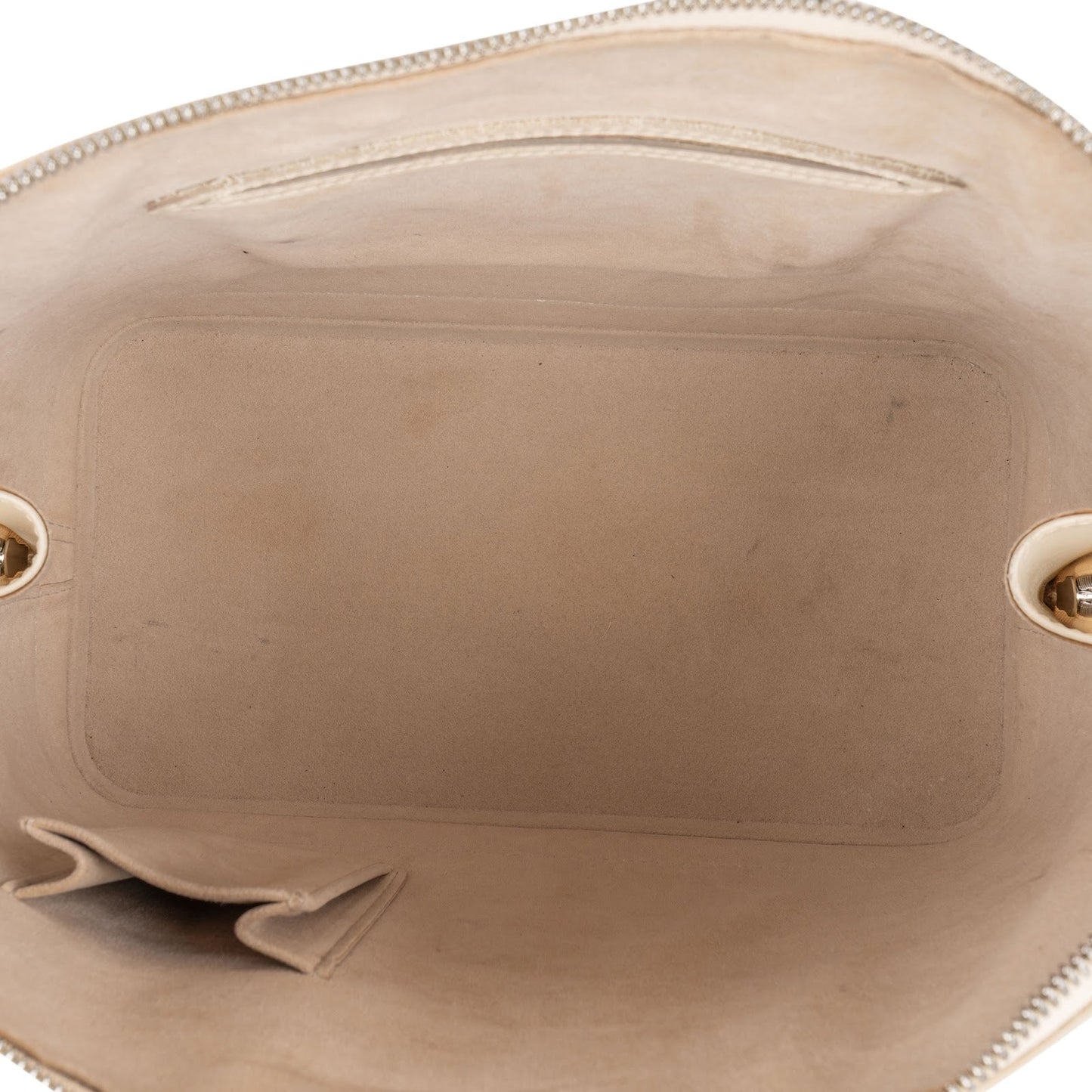 Louis Vuitton White Epi Leather Alma PM Handbag