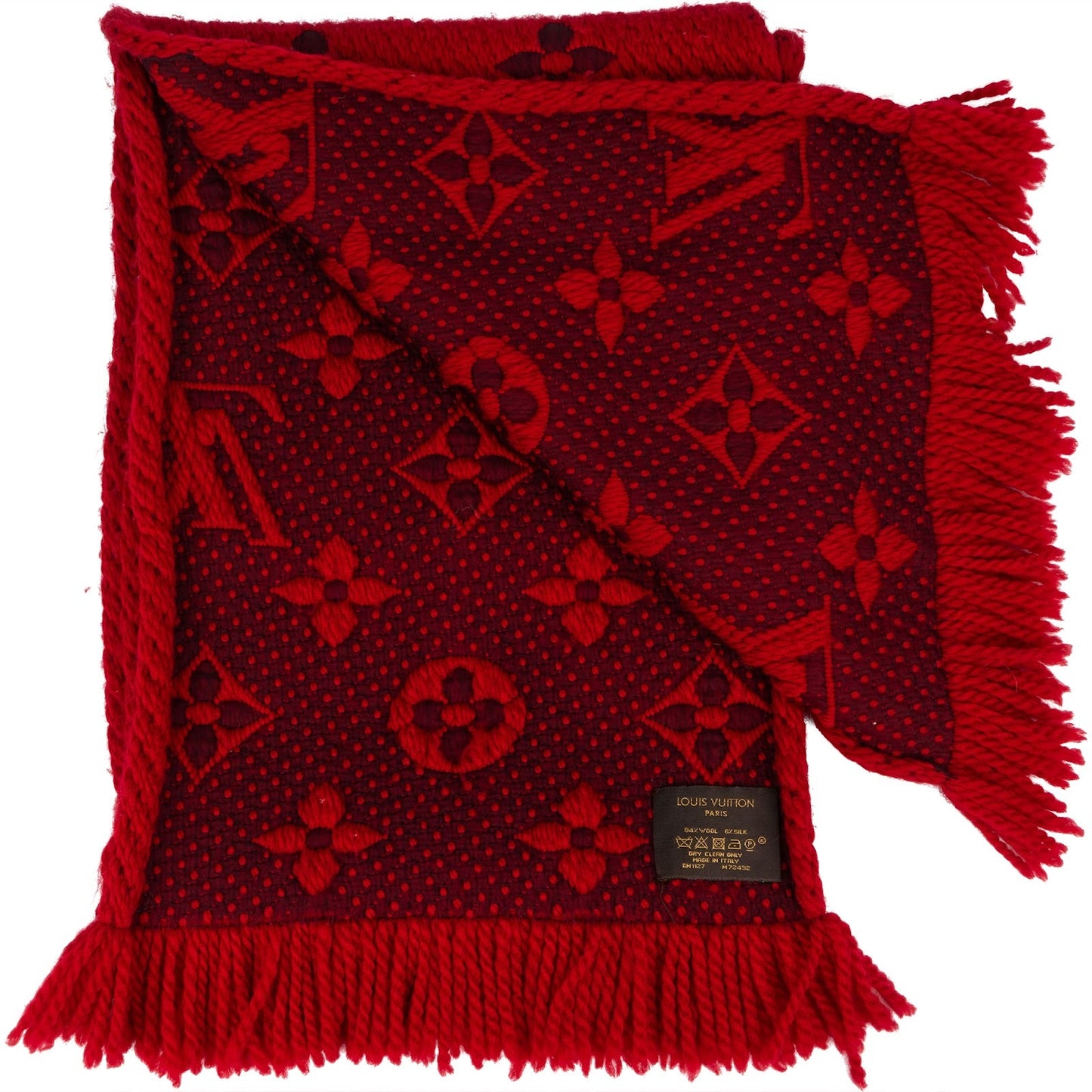 Louis Vuitton Wool Monogram Logomania Schal Scarf