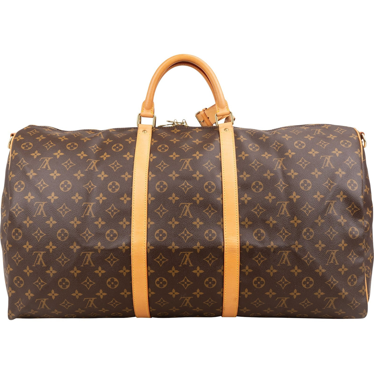 Louis Vuitton Monogram Canvas Keepall 60 Bandoulière Travel Bag