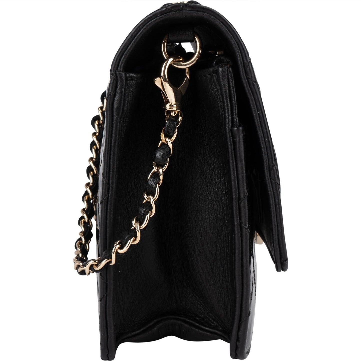 Chanel Quilted Patent Leather CC Crossbody Bag