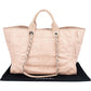 Chanel Rose Leather Shopper Deauville Shoulder Bag