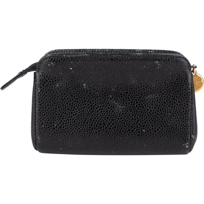 Chanel Caviar Leather CC Cosmetic Pouch