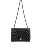 Chanel Quilted Lambskin Gold Maxi Double Flap Crossbody Bag