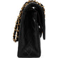 Chanel Quilted Lambskin 24K Medium Double Flap Shoulder Bag