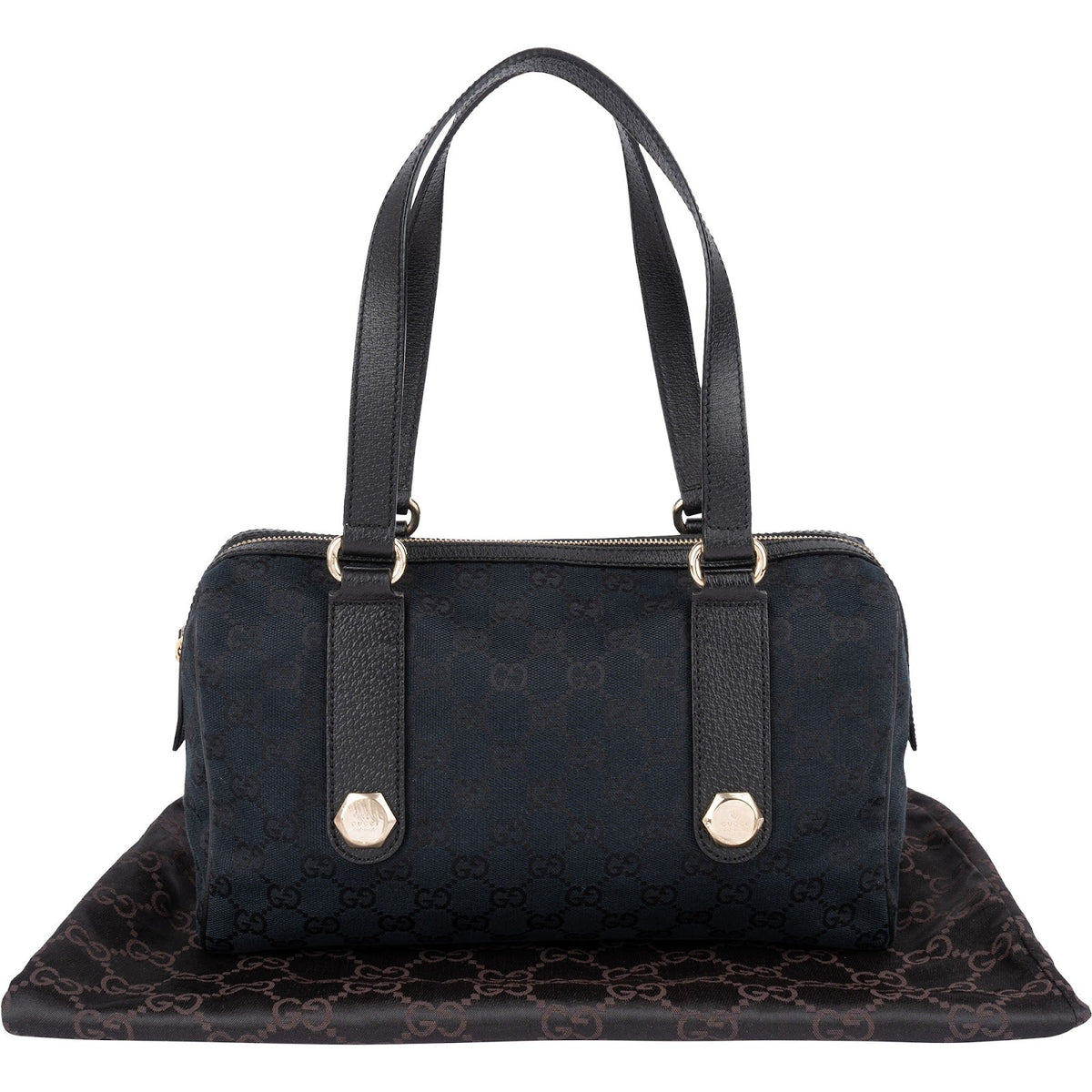 Gucci Monogram GG Canvas Boston 30 Shoulder Bag