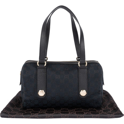 Gucci Monogram GG Canvas Boston 30 Shoulder Bag