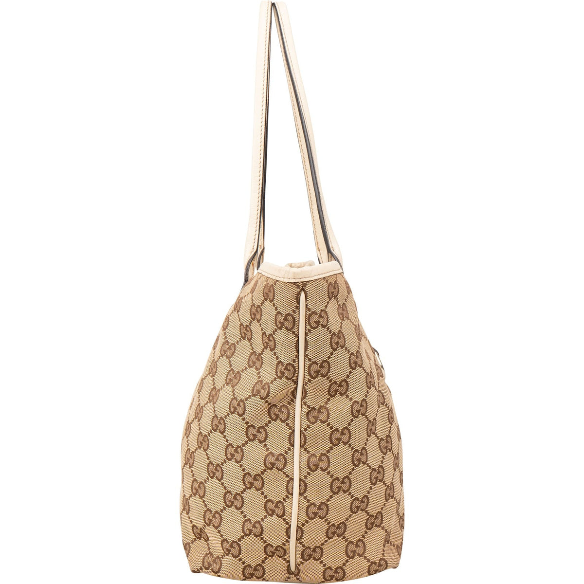 Gucci Monogram GG Canvas Abbey Interlocking GG Tote Shoulder Bag