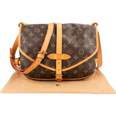 Louis Vuitton Monogram Canvas Saumur 30 Crossbody Bag