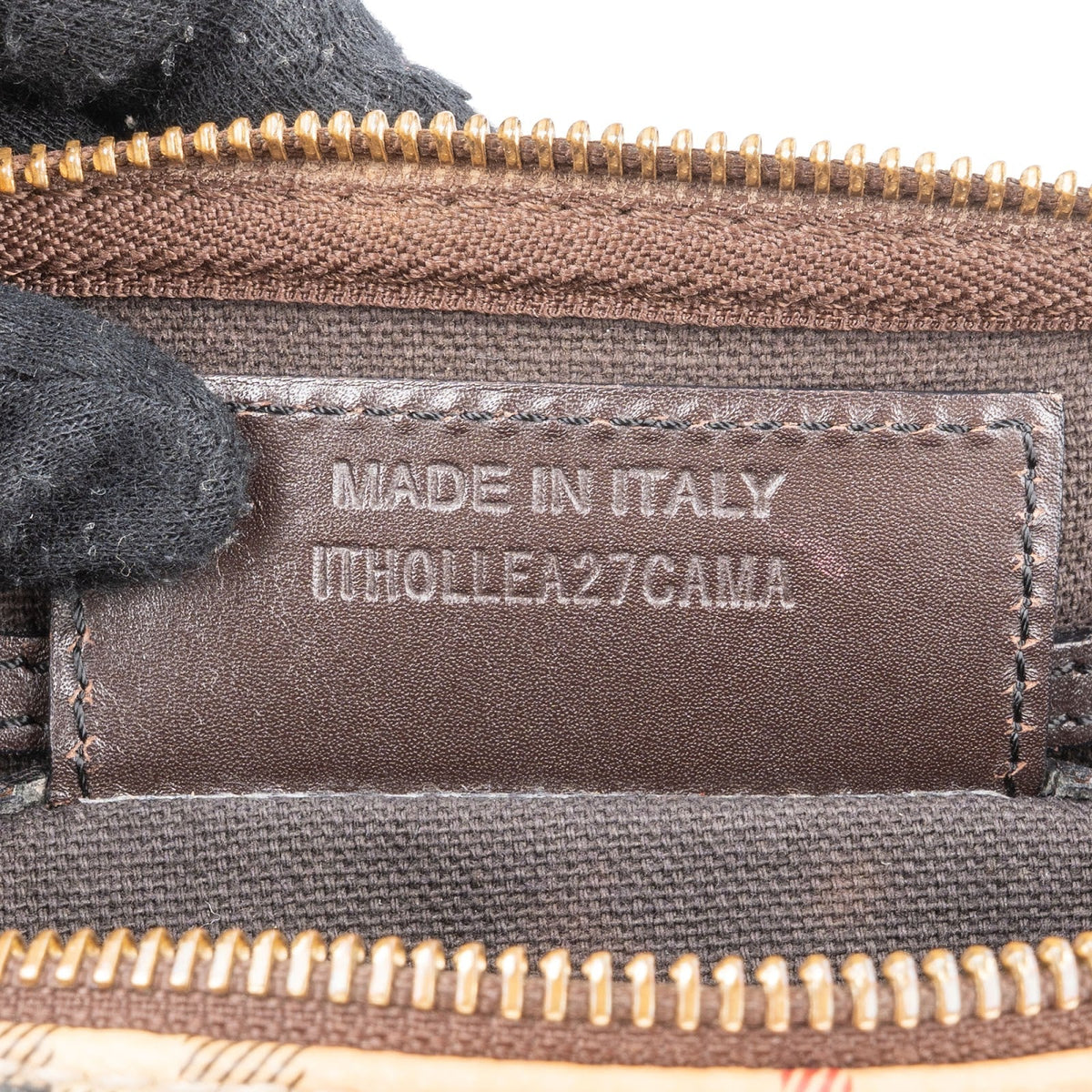 Burberry Haymarket Check Coated Canvas Boston 30 Handbag