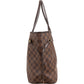 Louis Vuitton Monogram Damier Ebene Canvas Neverfull MM Shoulder Bag