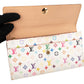 Louis Vuitton Canvas Monogram Murakami Multicolor Sarah Wallet