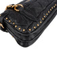 Miu Miu Quilted Leather Studded Turnlock Flap Shoulder Bag
