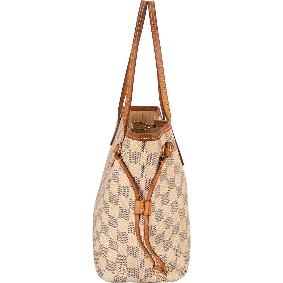 Louis Vuitton Neverfull PM aus Damier Azur Canvas – Ansicht 5