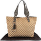 Gucci Monogram GG Horsebit Tote Shoulder Bag