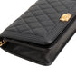 Chanel Quilted Caviar Leather Boy Wallet On Chain Crossbody Bag