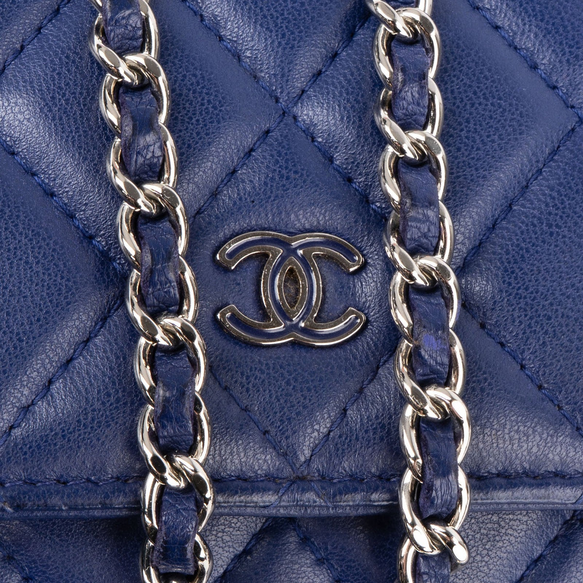 Chanel Quilted Lambskin Wallet On Chain Crossbody Bag