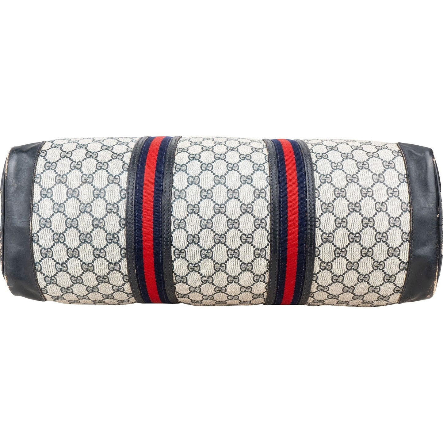 Gucci Monogram GG Supreme Web Boston Travel Bag