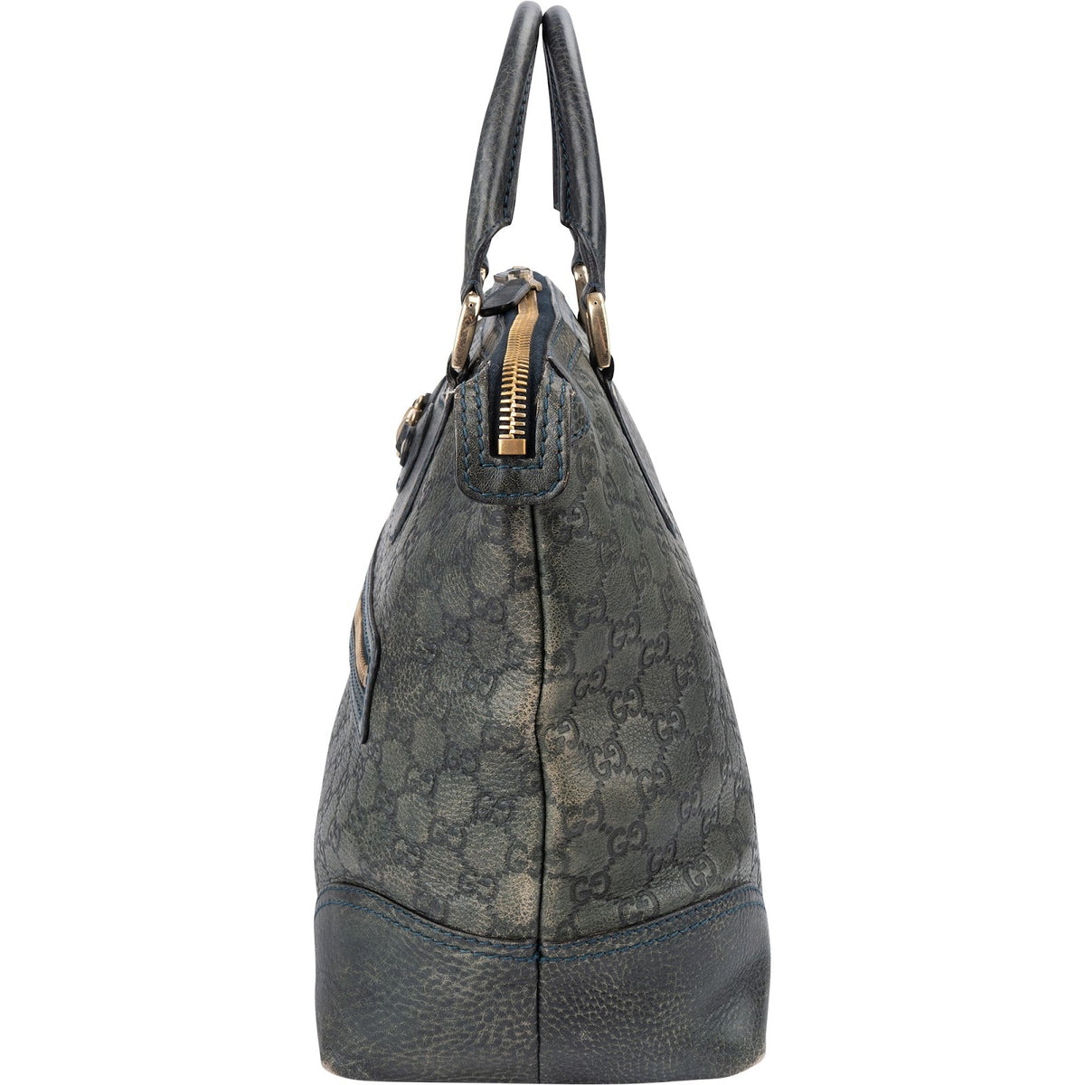 Gucci Guccissima Leather Horsebit Hobo Handbag