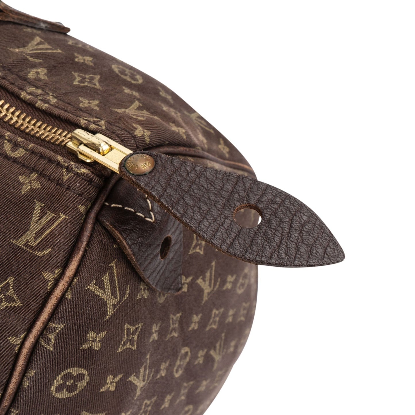 Louis Vuitton Monogram Mini Lin Speedy 30 Handbag