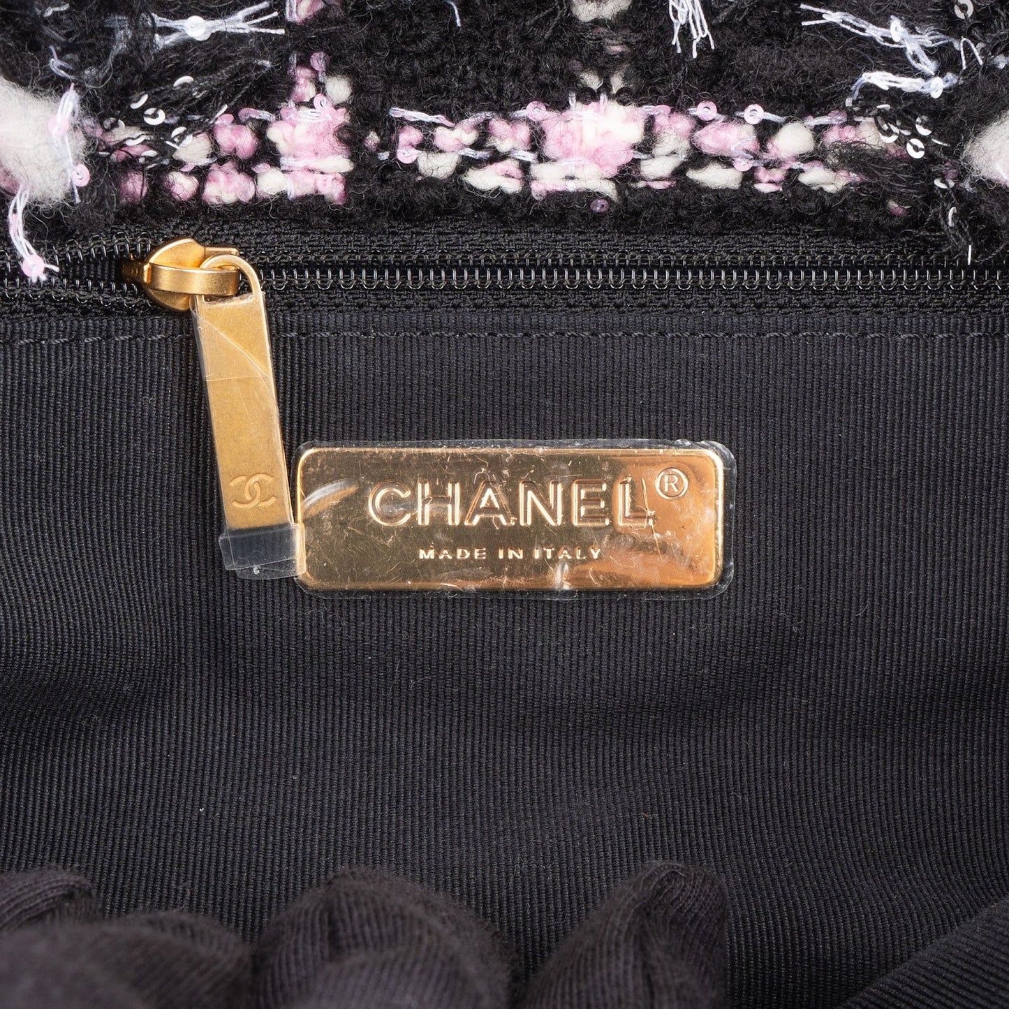 Chanel 19 Tweed Single Flap Crossbody Bag