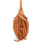 Miu Miu Woven Leather Fringe Hobo Shoulder Bag