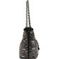 Chanel Patent Leather Fringed CC Large Shopping Tote Shoulder Bag